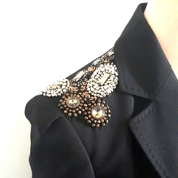 Anne Klein | Beading Embellished Pant Suit - Picture 6 of 12